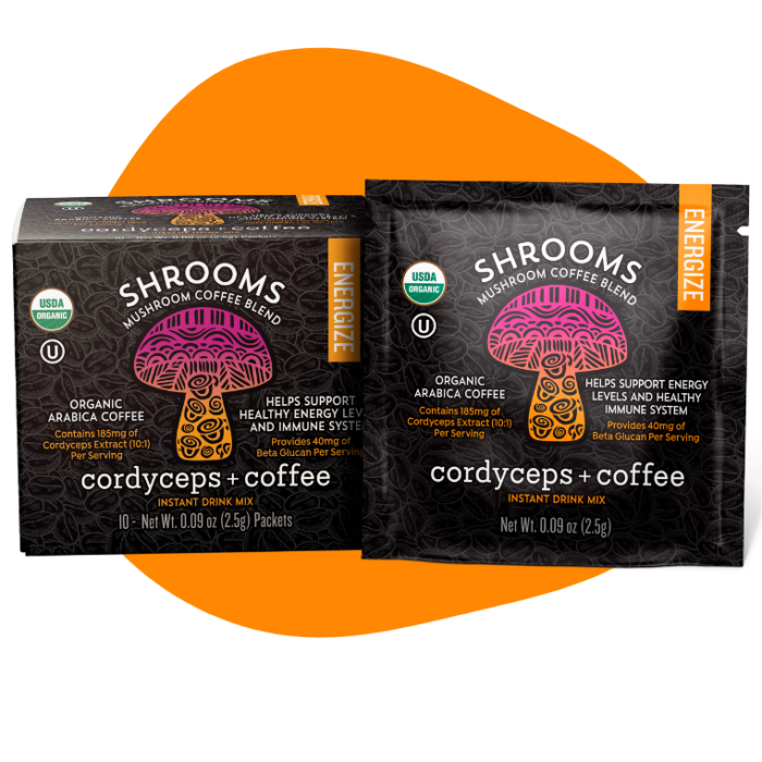 SHROOMS ENERGIZE Mushroom Coffee